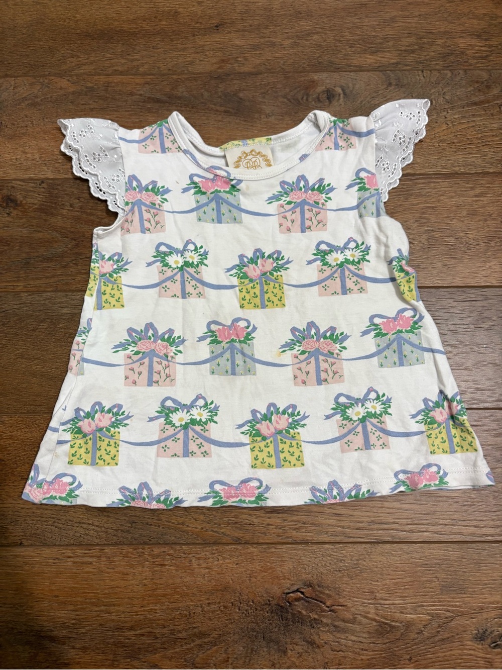 The Beaufort Bonnet Company Girls Floral Gift Print Top Size 3T